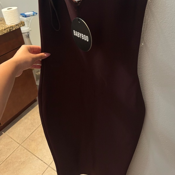 BABY BOO Mayra Bandage Maxi Dress - Chocolate - Picture 5 of 5